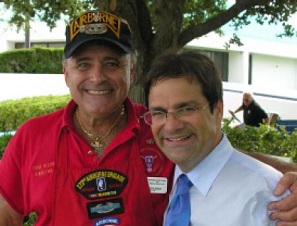 Congressman Bilirakis standing next to a military veteran